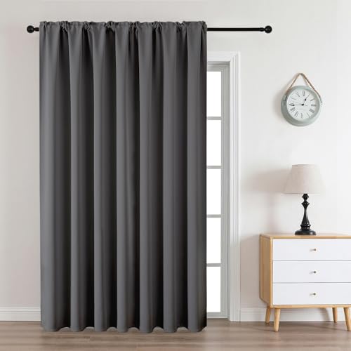 Custom Blackout Curtains for Bedroom Living Room (Light Grey / Customsize)