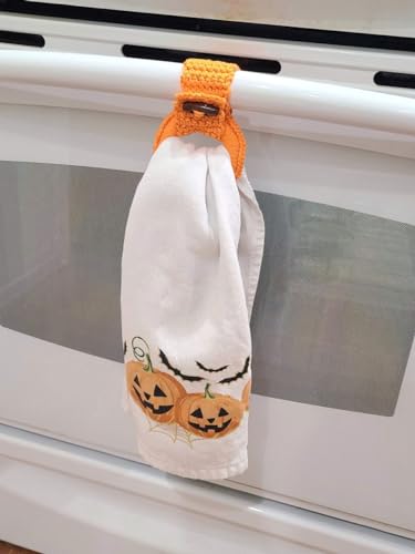 Hanging Kitchen towels ring (Orange)