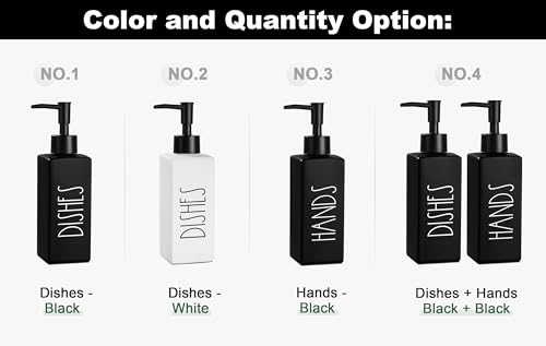Hand Soap Dispenser (Black Hands)