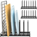Metal Cutting Board Organizer (Black 2 pc)