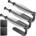 3 Pack Paper Towel Holder Under Cabinet + 2 Towel Robe Hooks (3 Black)