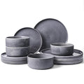 Annecy 12 Piece Stoneware Dinnerware Set (Misty Blue / Service for 4 (Standard Dinner Set))