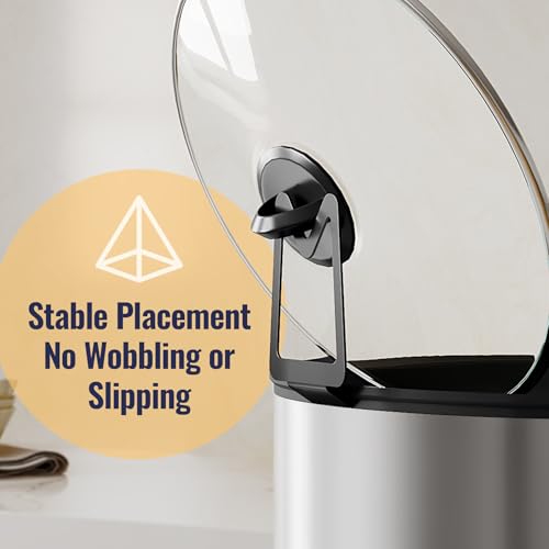 Slow Cooker Lid Holder Fit for Crockpot for Hands (Black (1-Pack))