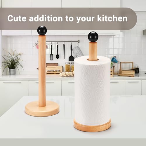 Paper Towel Holder (Black Ball)