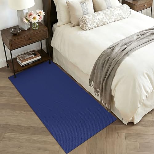 3x6 Washable Runner Rug (Deep Navy Blue / 3' x 6' (Rectangular))