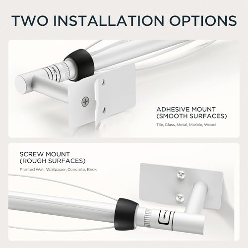 Paper Towel Holder Under Cabinet (White)