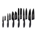 MasterChef Kitchen Knife Set with Covers (Knives with Covers / Black)