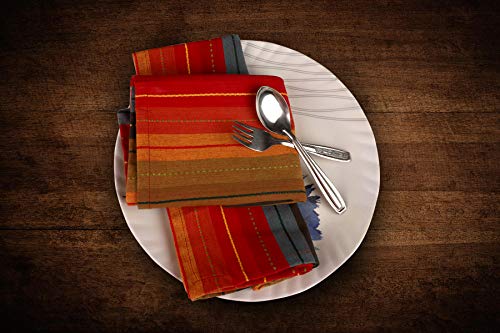 Kitchen Towels Cotton Dish Towels 20”x30” (20" x 30" (Set of 3) / 156 Redmutli)