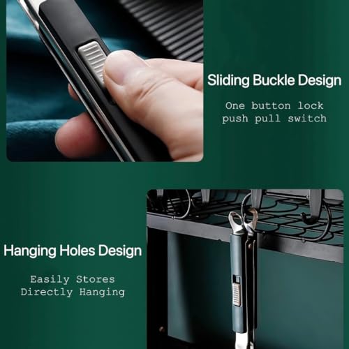 Kitchen Cooking Tongs 11.6 inch 304 Stainless Steel Grill Clamp Spatula for Flipping Bread Steak Fish Toast (Black)