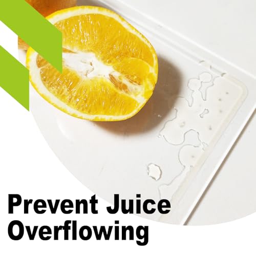 Acrylic Cutting Board with Juice Groove (Clear with Juice Groove / 24"L x 18"W)
