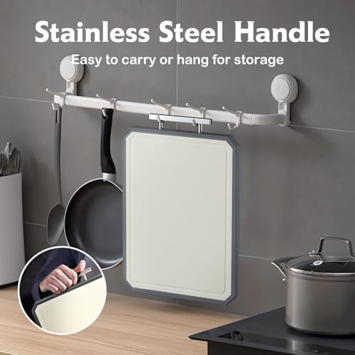 Stainless Steel Cutting Board Set of 2 for kitchen (SET of 2)