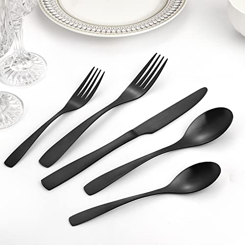 Matte Black Silverware Set (Matte Black)