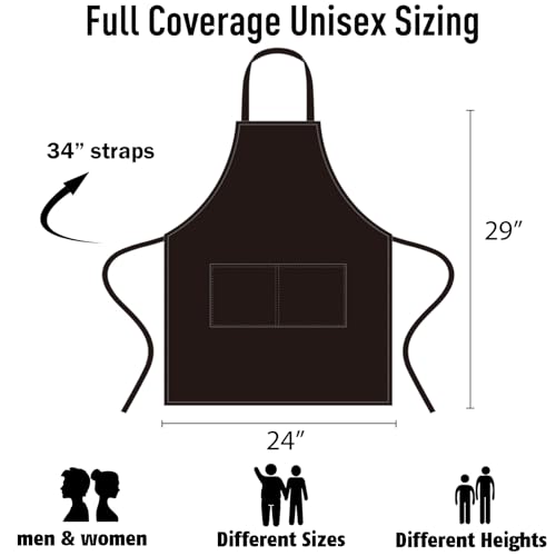 12 Pack Bib Apron (Red)