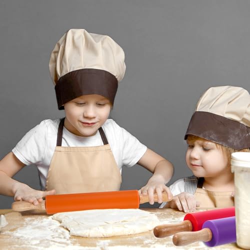 6 Pack Small Rolling Pins for Kids