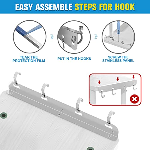 3 Tier Bathroom Countertop Corner Shelf Organizer (White)
