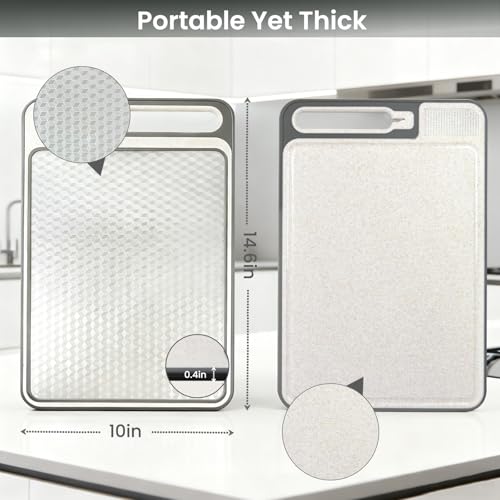 Stainless Steel Cutting Board (14''*10''Diamond Texture)