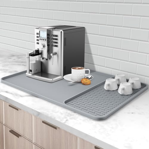 Silicone Coffee Mat (Gray / 16" x 24")
