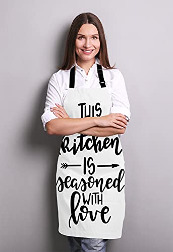 Inspirational Quote Adjustable Bib Apron (Multi Lf275)