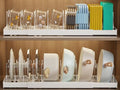 2 Pack Pots and Pans Organizer Under Cabinet (White)