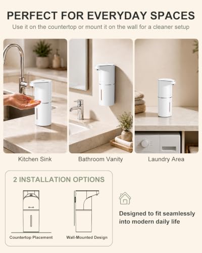 Automatic Liquid Soap Dispenser (White / Gel)