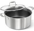 Tri ply Stainless Steel Stock Pot (10 Quarts)