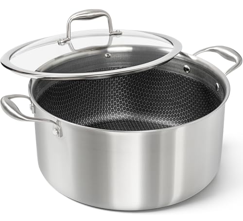 Tri ply Stainless Steel Stock Pot (10 Quarts)