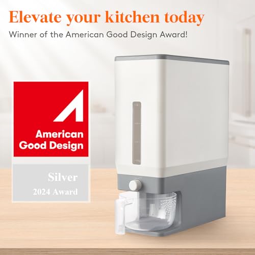 Rice Container 29 Lbs (Light Grey)