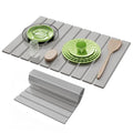 Stone Dish Drying Mat for Kitchen Counter 23.6 x 15.3 In Light Gray (Light Gray / 23.6" x 15.3")