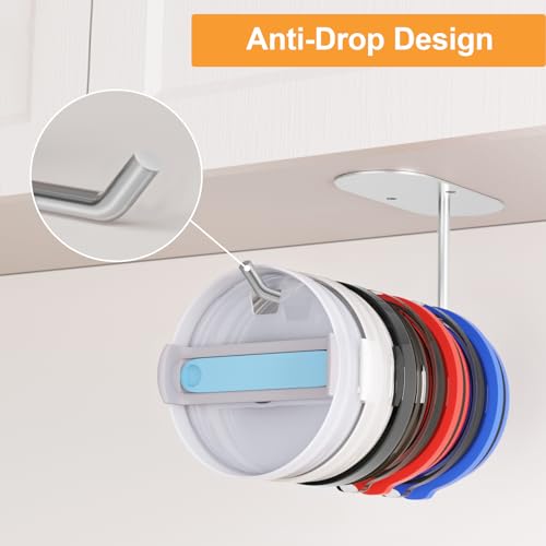 2 Pack Tumbler Lid Organizer (Silver+Silver)