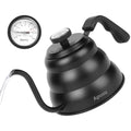 Tea Kettle For Stovetop (Black (with Thermometer) / 0.9 Quarts)