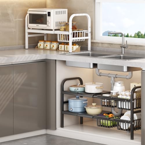 Under Sink Organizer (Black / X-Large)