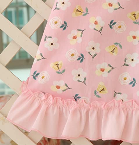 Womens Cooking Baking Apron (Salmon Trim)