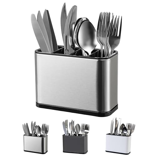 Utensil Holder (silvery)