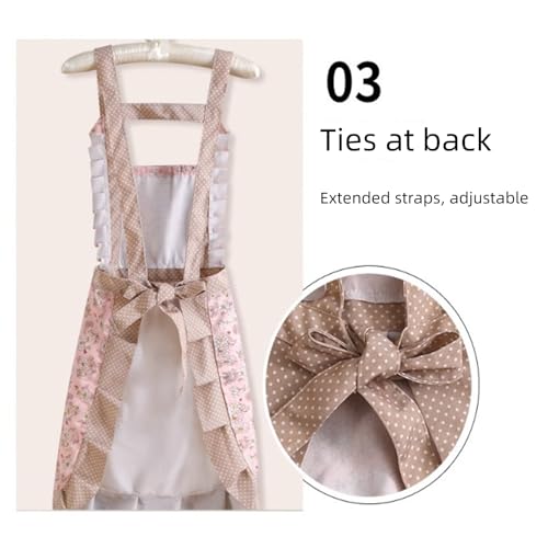 3 Pieces Aprons for Women with Pockets