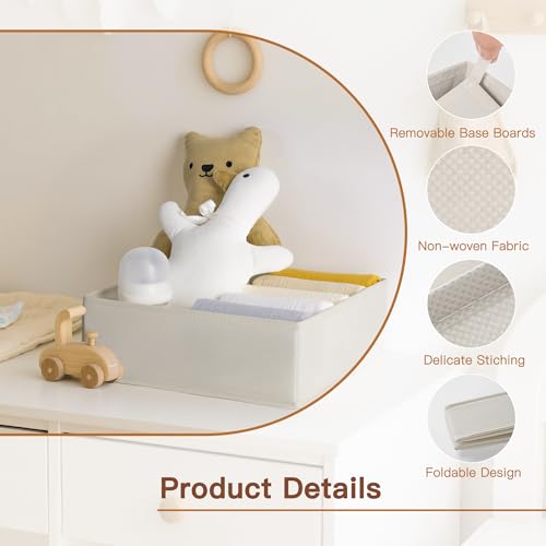 Drawer Organizer Clothes (Oatmeal / 10PACK)