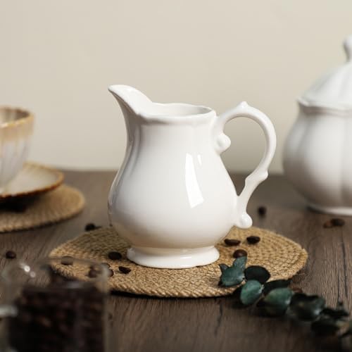 Retro Ceramic Creamer with Handle