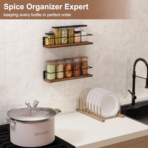 Spice Rack Self (2 Pack- Brown)