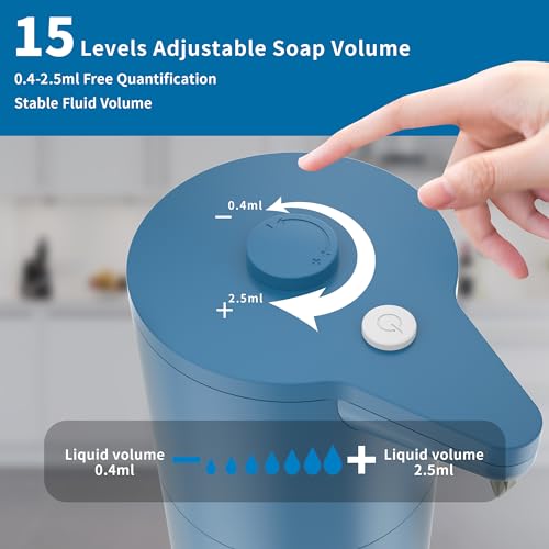 Automatic Soap Dispenser Touchless (Matte Blue)