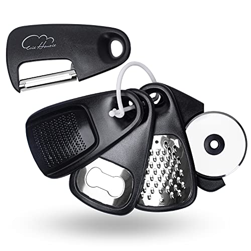 Kitchen Tools and Gadgets Set 5 Pieces (Classical Black 5pcs)