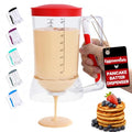 Pancake Batter Dispenser (Red / 4 Cup Capacity)