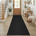 Black Runners for Hallway 2.5'x8' (Black/Dark Grey / 2'8" x 8' (Runner))