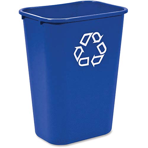 Deskside Recycling Can (10.25 Gallons / Blue)