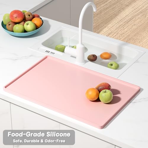 Silicone Coffee Mat (Pink / 12" x 19")