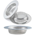 3 Pcs Sink Strainer for Most Kitchen Sink Drain Basket (Silver(3 Pcs))