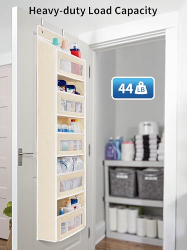 Over the Door Organizer for Pantry (Beige / 2 Pack (Standard))