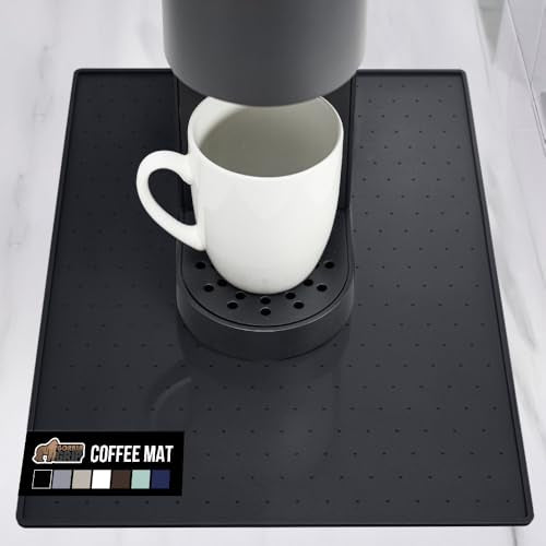 Silicone Coffee Mat (Black / 10" X 14")
