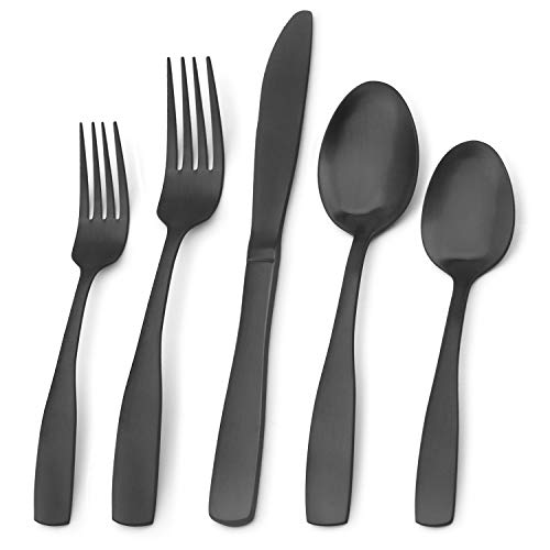Matte Black Silverware Set (Matte Black)
