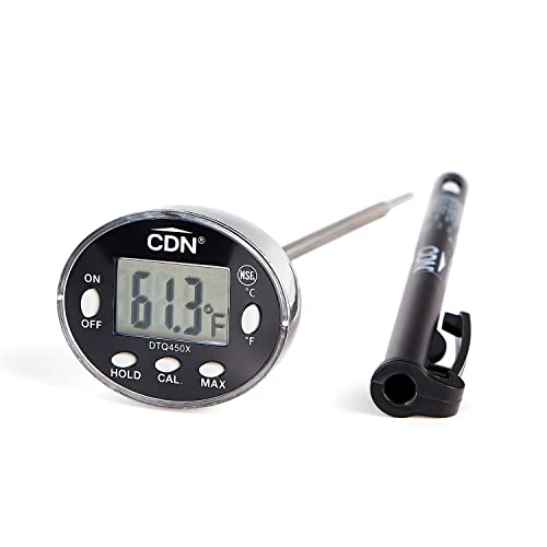 Waterproof Digital Thermometer Long 4.75" Stem (Silver / 4.75" Stem)