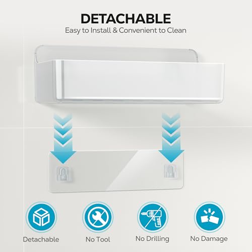 Adhesive Shower Shelves (A-Clear / 5 pieces)