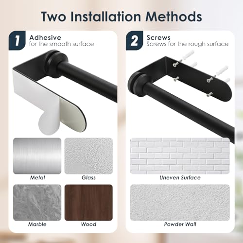 Under Cabinet Paper Towel Holder (Black)